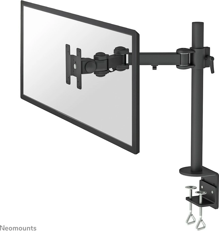 Kavelj za monitor Neomounts FPMA-D960, s sponko, 10–30 inč, 10 kg, črn