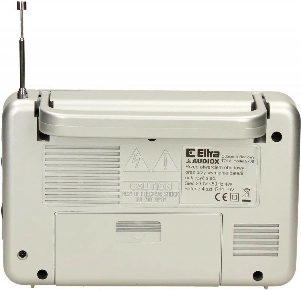 Prenosni radio Eltra TOLA, mono, FM/LW, srebrn