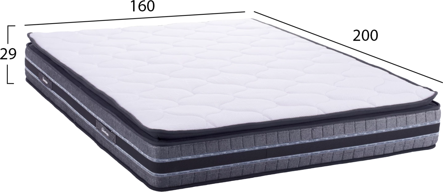 Vzmetnica DREAMTOPIA, serija FRANKLIN, 160X200