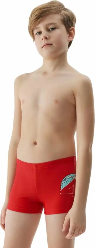 Plavalni bokserji za otroke 4F, rdeči