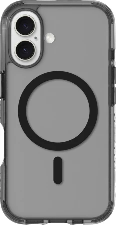 Zaščitna prozorna/črna prevleka Crystal Matter X MagSafe za iPhone 16 Plus, LAUT