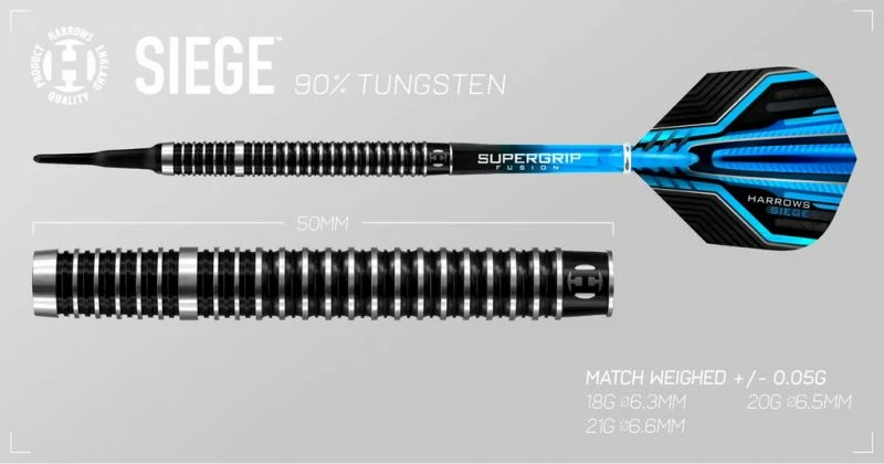 Športne puščice Harrows, modre