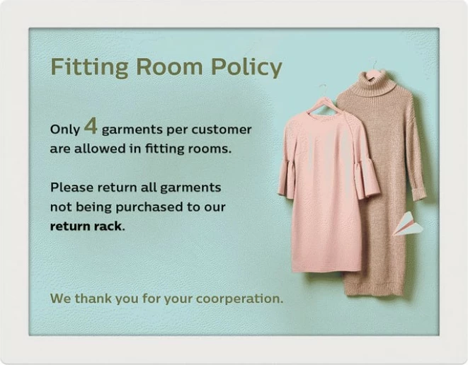 Digitalni zaslon 13 inč, 16GB, Android, bel — Philips I-Line 13BDL4150IW