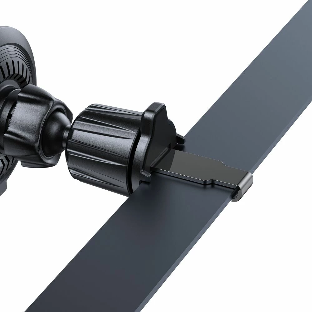 Magnetni avtomobilski nosilec MagSafe za kokpit, vetrobransko steklo ali zračni ventil, 15W, črn — Tech-Protect MM15W-V4