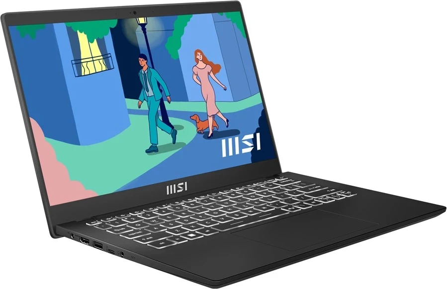 Prenosnik MSI Modern 14 C12MO-868PL, 14'' Full HD, Intel® Core™ i5, 16 GB RAM, 512 GB SSD, Wi‑Fi 6, črn
