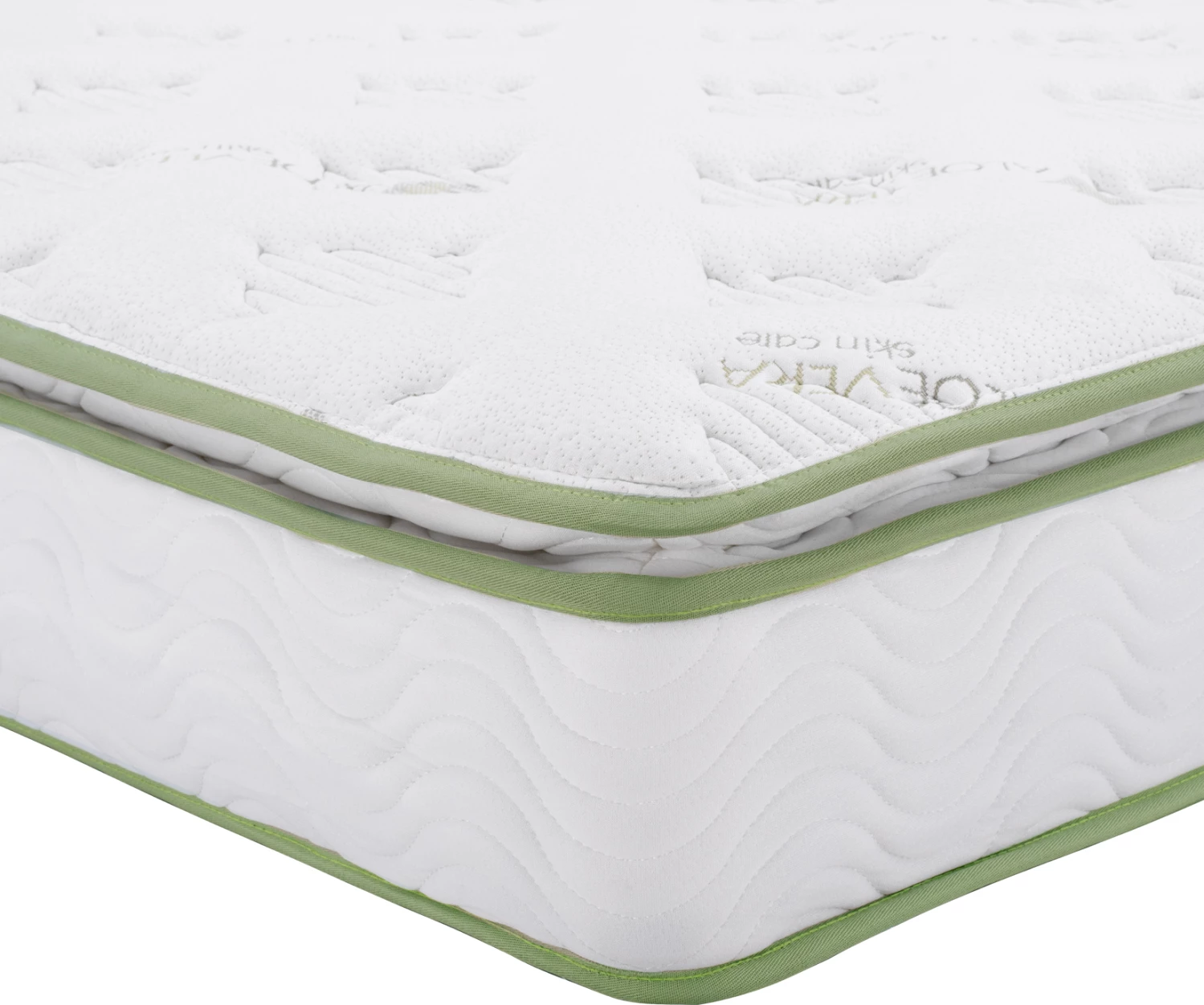 Vzmetnica z neprekinjenimi vzmetmi z nadvložkom Aloe Vera 120x200 FH372.18 enostranska