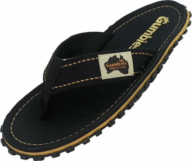 Natikači Gumbies, za moške in otroke, črni