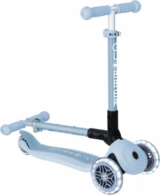 Otroški skiro, Globber Junior Foldable Lights ECOlogic, pastel