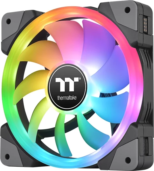 Ventilator za ohišje, Thermaltake SWAFAN EX12 RGB TT Premium Edition, 12 cm, 2000 RPM, 3 kos, črn