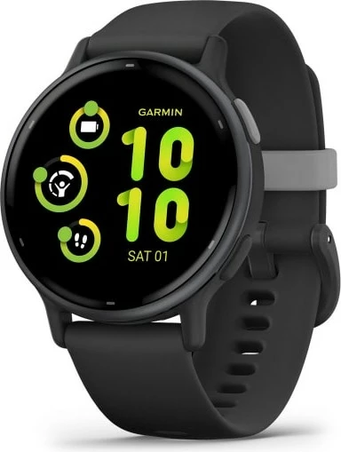Pameten športni zaslon AMOLED, silikon pašček, črn Garmin vivoactive 5