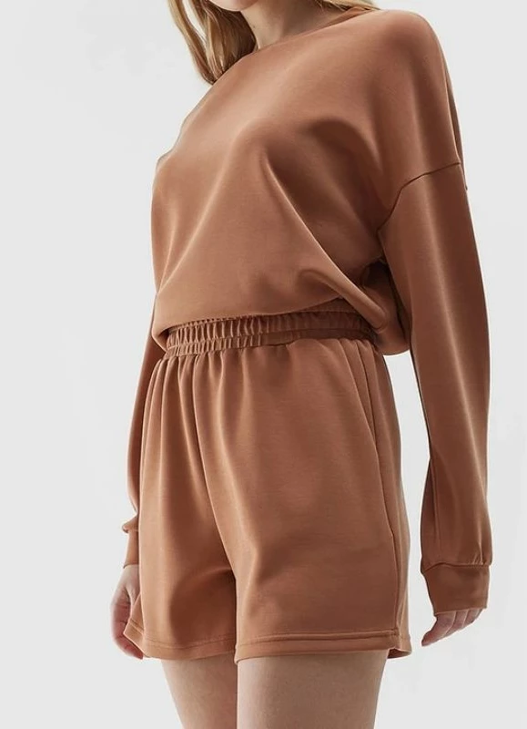 Kratke hlače za ženske 4F, rjave