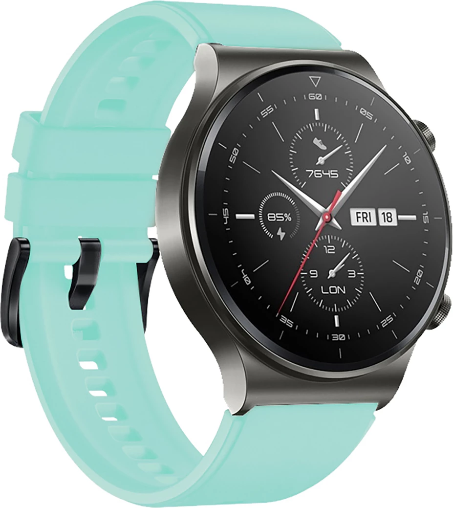 Silikonski pašček za Huawei Watch GT 2/3/4/2 Pro/3 Pro/4 Pro/GT 2e 46 mm Hurtel, svetlo zelen