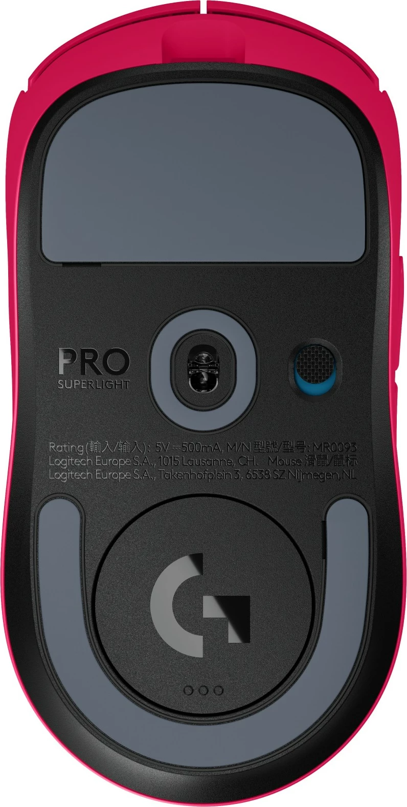 Gaming miš Logitech G PRO X SUPERLIGHT 2, brezžična, 5 gumbov, roza