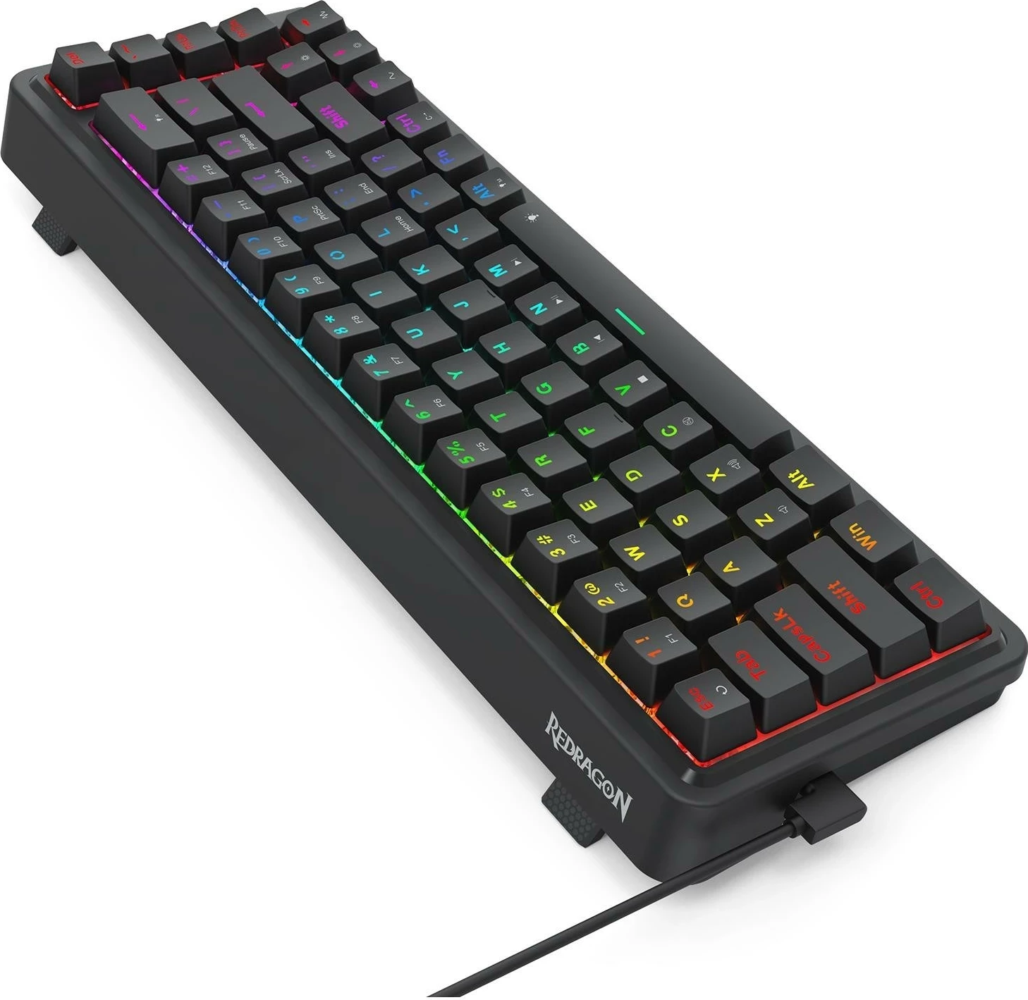 Mehanična tipkovnica Redragon K709-RGB NOVA, RGB, črna