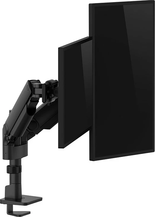 Dvojni nosilec za monitor, Neomounts DS65S-950BL2, objemka/čušica, 11 kg, 61 cm (24"), 86,4 cm (34"), 100 x 100 mm, črn