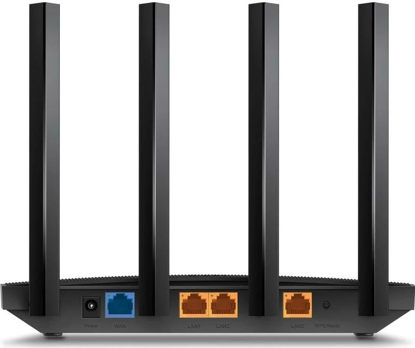 Router Wi‑Fi 6 TP‑Link Archer AX17, 4 priključki LAN, črn