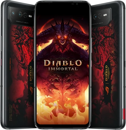 Igralni telefon ROG Phone 6 Diablo Immortal Edition, ASUS, 16 GB, 512 GB, 50 MP, Android 12, Hellfire Red