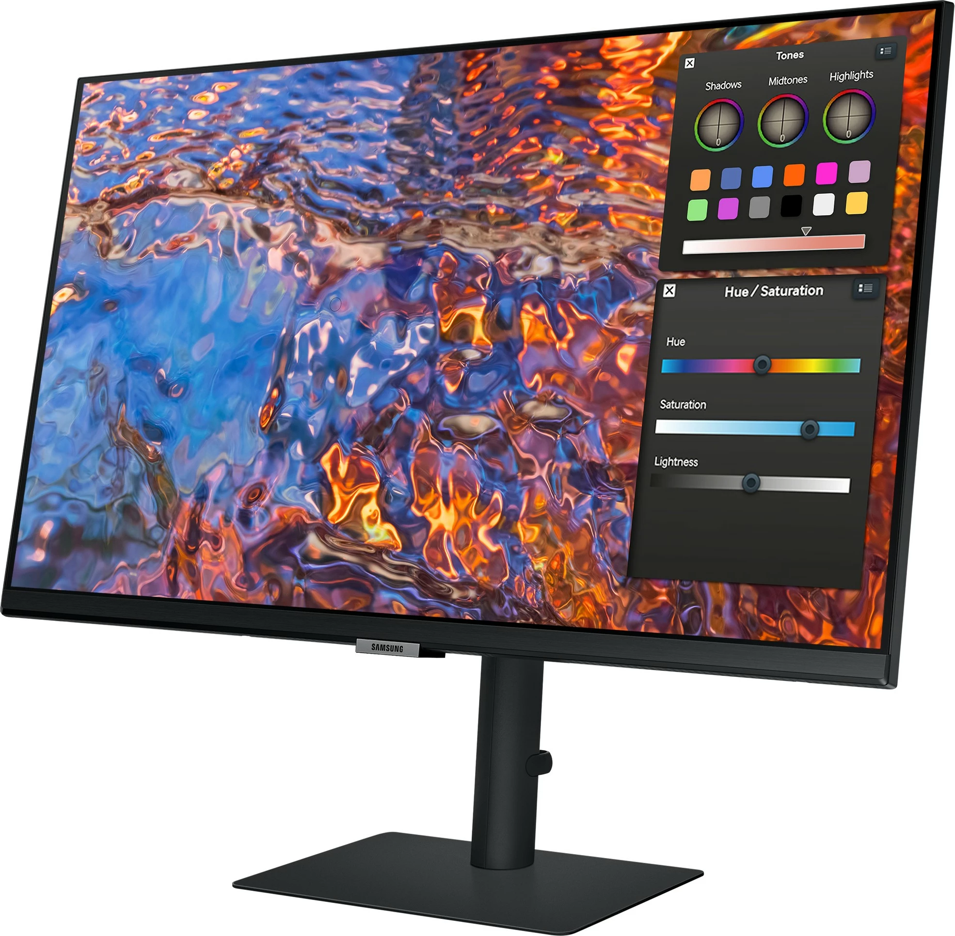 27" 4K Ultra HD LED monitor, črn - Samsung S80PB