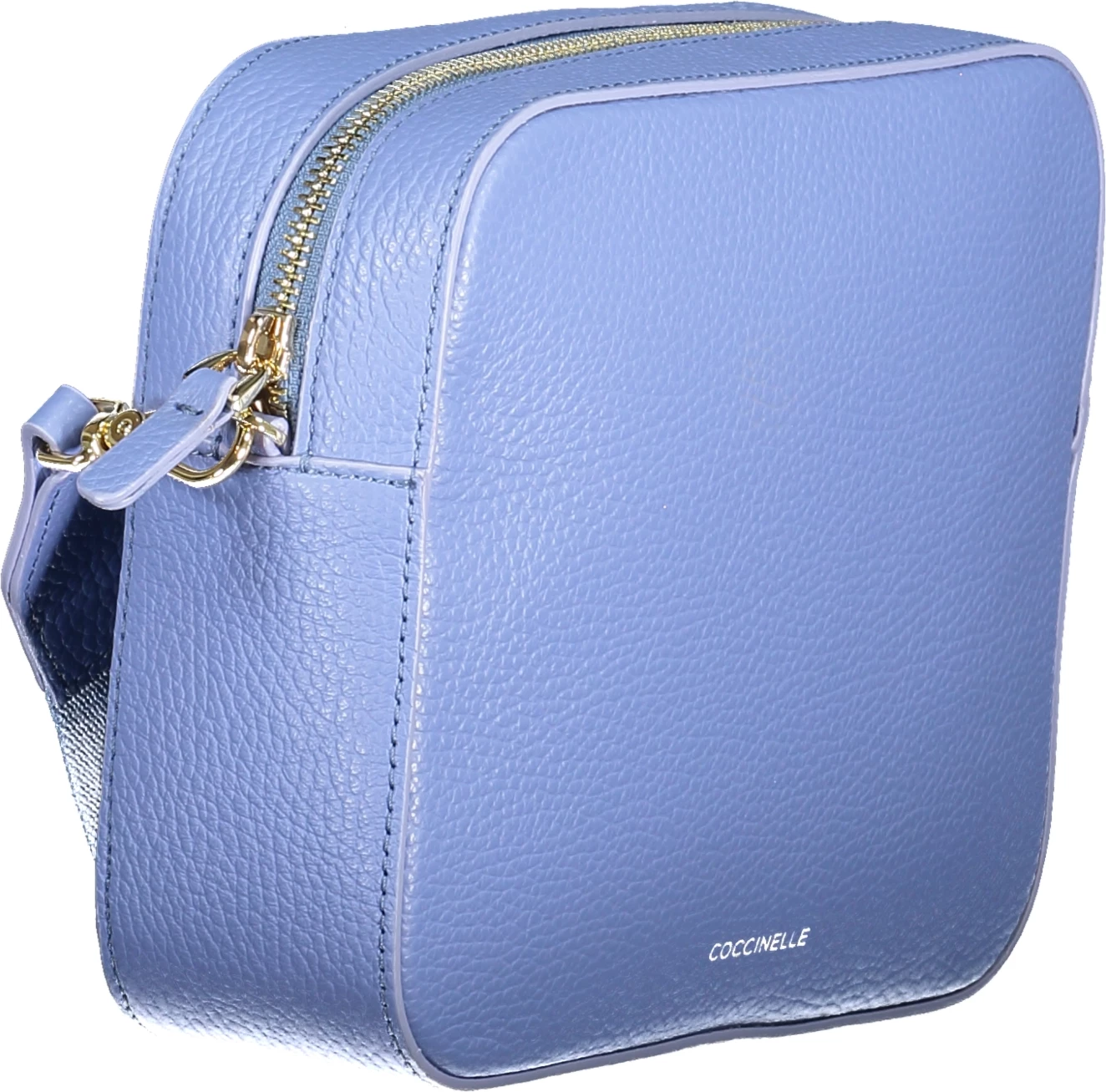 Elegantna ženska torbica COCCINELLE Tebe, svetlo modra