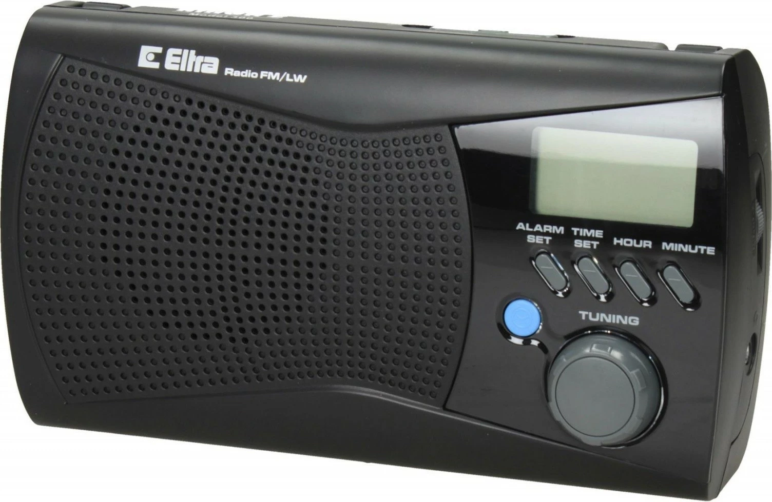 Prenosni mono radio FM/AM s uro Eltra KINGA 2, črn