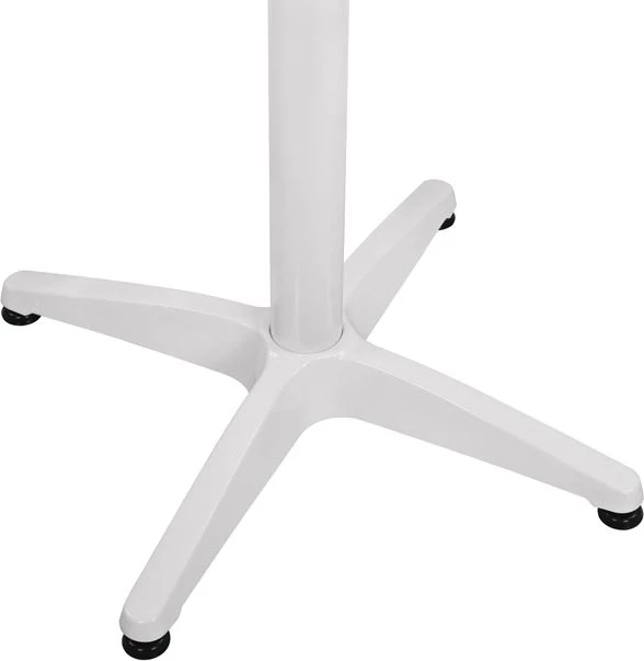 Aluminijasta osnova s 4 nogami 65x65x70 cm s križem 48x48 cm FH448.02 Bela