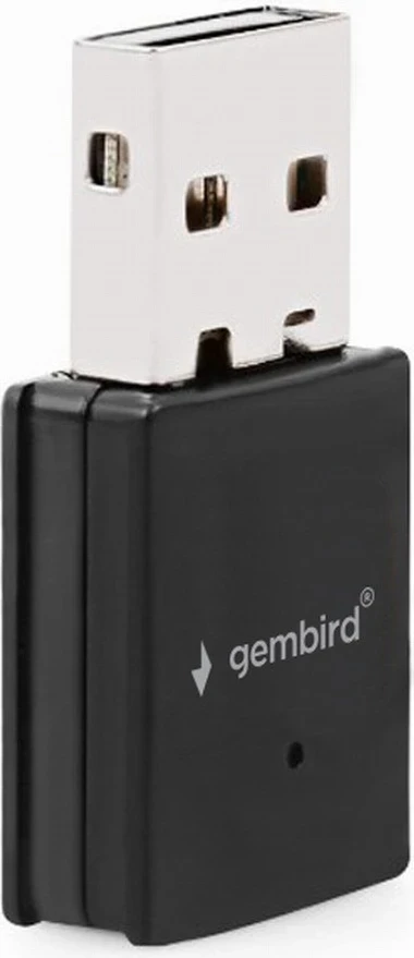 Mini WiFi USB adapter Gembird, črn