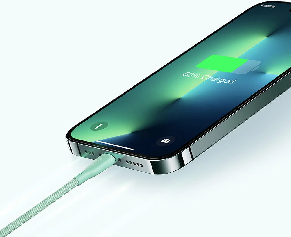 Kabel USB-C–USB-C, večbarvna serija Joyroom S-A34, 1 m, 60 W, roza