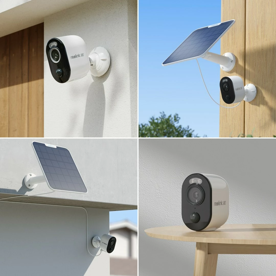 Zunanja Wi‑Fi kamera 4K, detekcija oseb/vozil/živalí, nočno barvno vidjenje — Reolink Argus Series B350