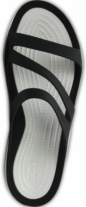 Sandalet, Crocs Swiftwater Sandal W, črno-bela