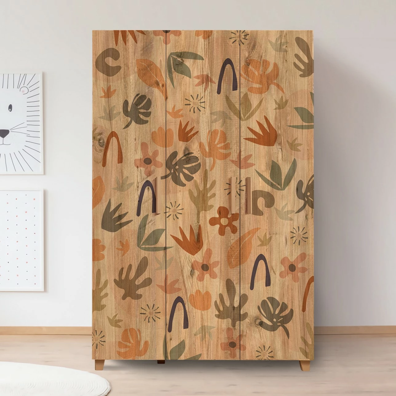 Omara Leva Hedera Leaf, Hanah Home, barva Atlantic Pine