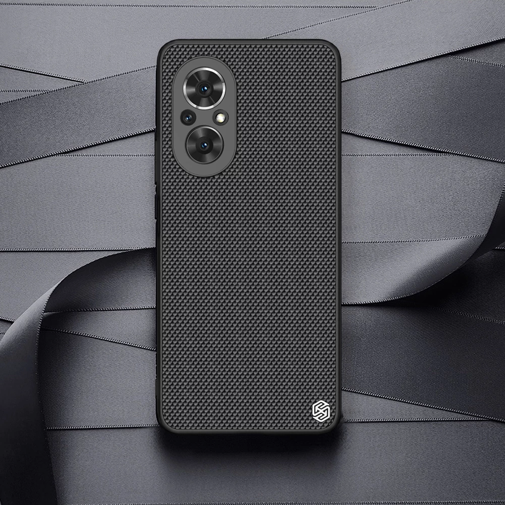 Ovitek za telefon Nillkin Textured Case za Honor 50 SE, najlon, črn