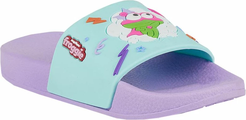 Kapa za deklice Coqui, vijolična in zelena