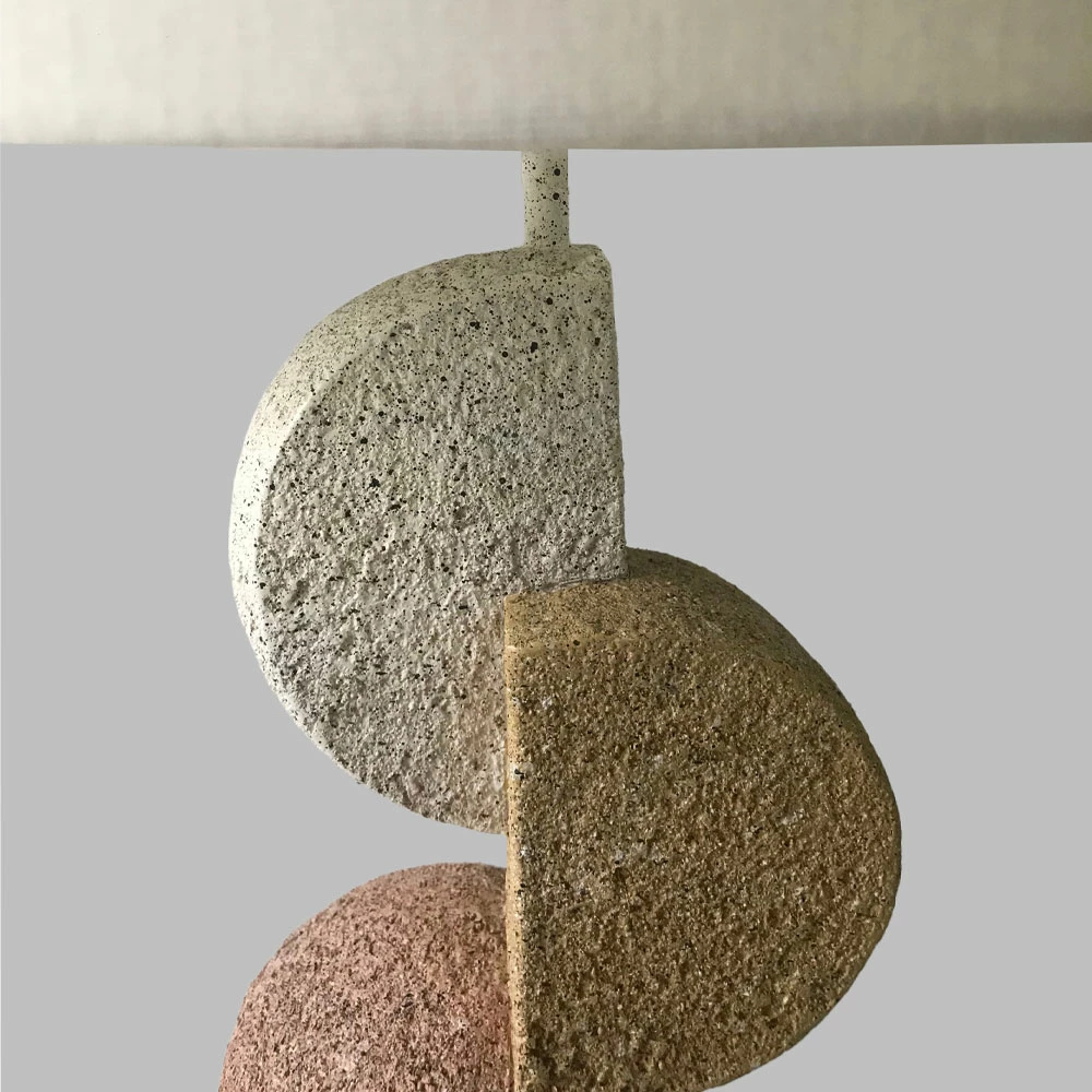 Namizna svetilka ZENSTONE B, večbarvna, 30.5x30.5x63 cm