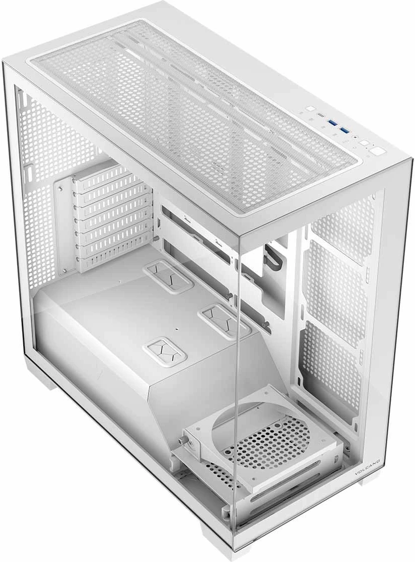 Računalniško ohišje MODECOM STELLAR NF ARGB 20, Midi Tower, ATX/ITX/Micro ATX, belo