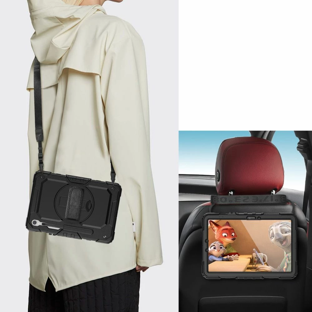 Ovitek za Samsung Galaxy Tab S9 FE 10.9" Tech-Protect Solid360 X510/X516B, črn