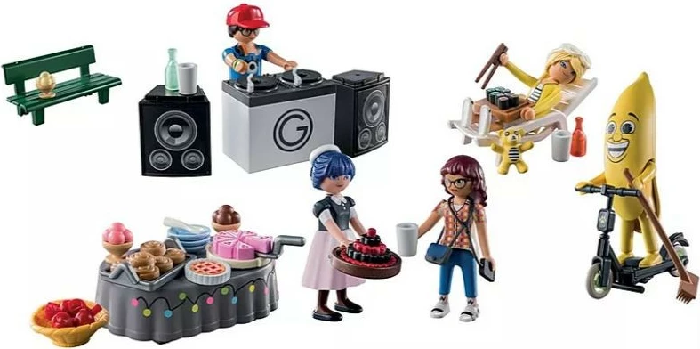 Adventni koledar z figuricami Piknik v Parizu Playmobil Miraculum, 72 kosov