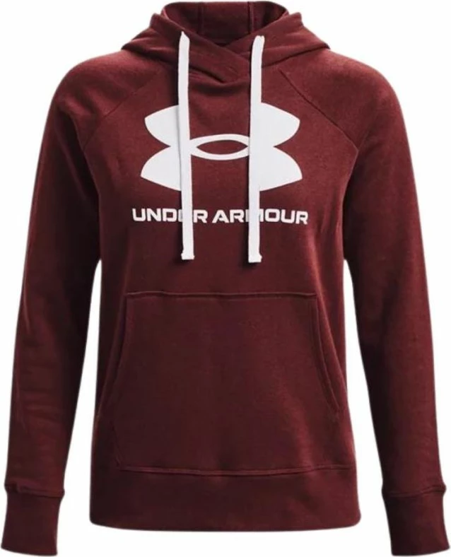 Raglan dukserica Under Armour za ženske, rdeča