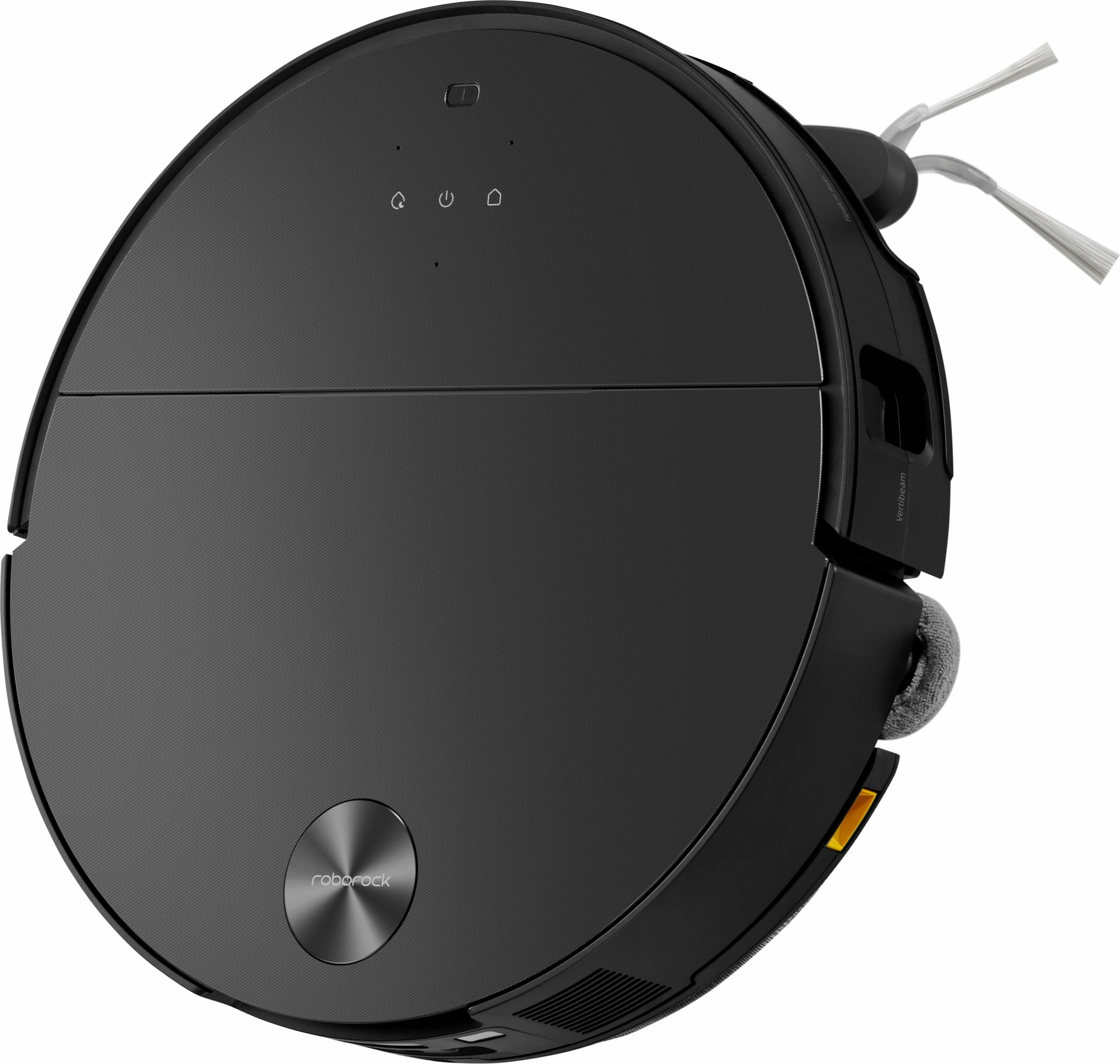 Robot sesalnik s funkcijo mokrega čiščenja Roborock Saros 10 R&D system, 6400 mAh, LiDAR, črn