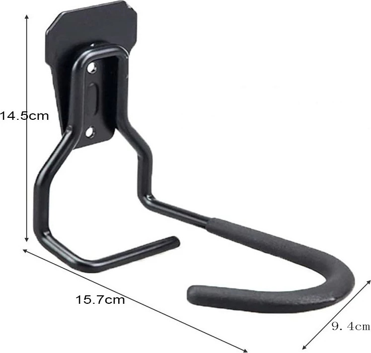 Stenski nosilec za kolo, Maclean MC-433, jeklo, črn