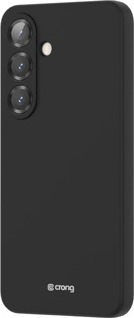 Zaščitni ovoj CRONG Color Cover za Samsung Galaxy S25+, silikon, črn