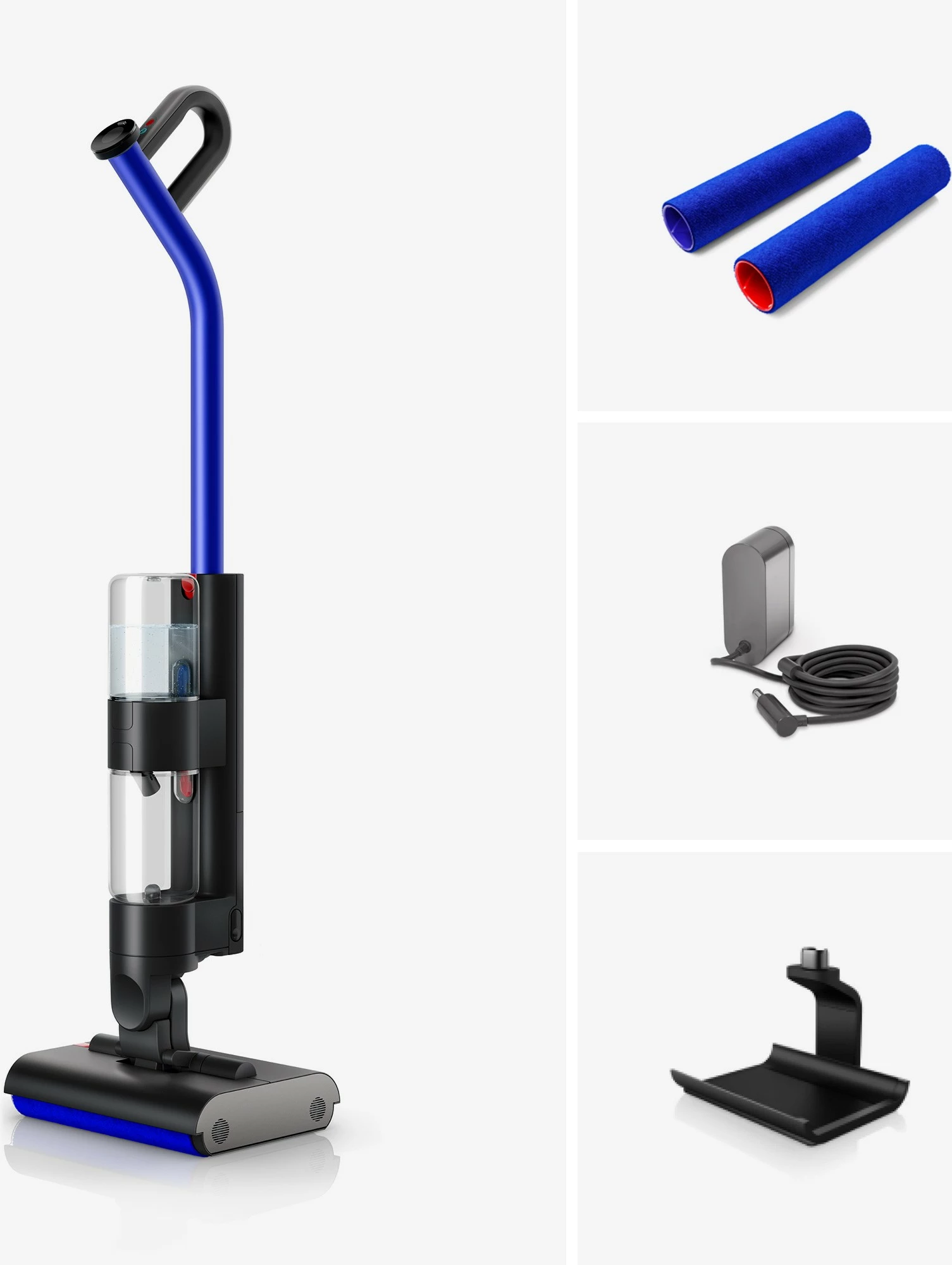 Sesalnik za mokro in suho čiščenje Dyson Wash G1, palični, brez vrečke, 1 L, 0,8 L, črn, moder