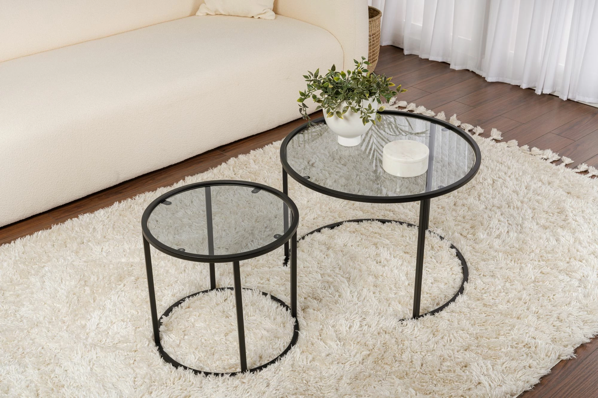 Set miz za kavo Nordure, Aurum, 60, 42, črn, siv
