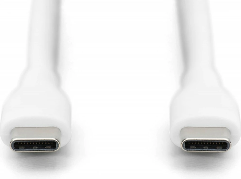 USB-C kabel USB-C Digitus AK-300341-005-W, 0,5 m, bel