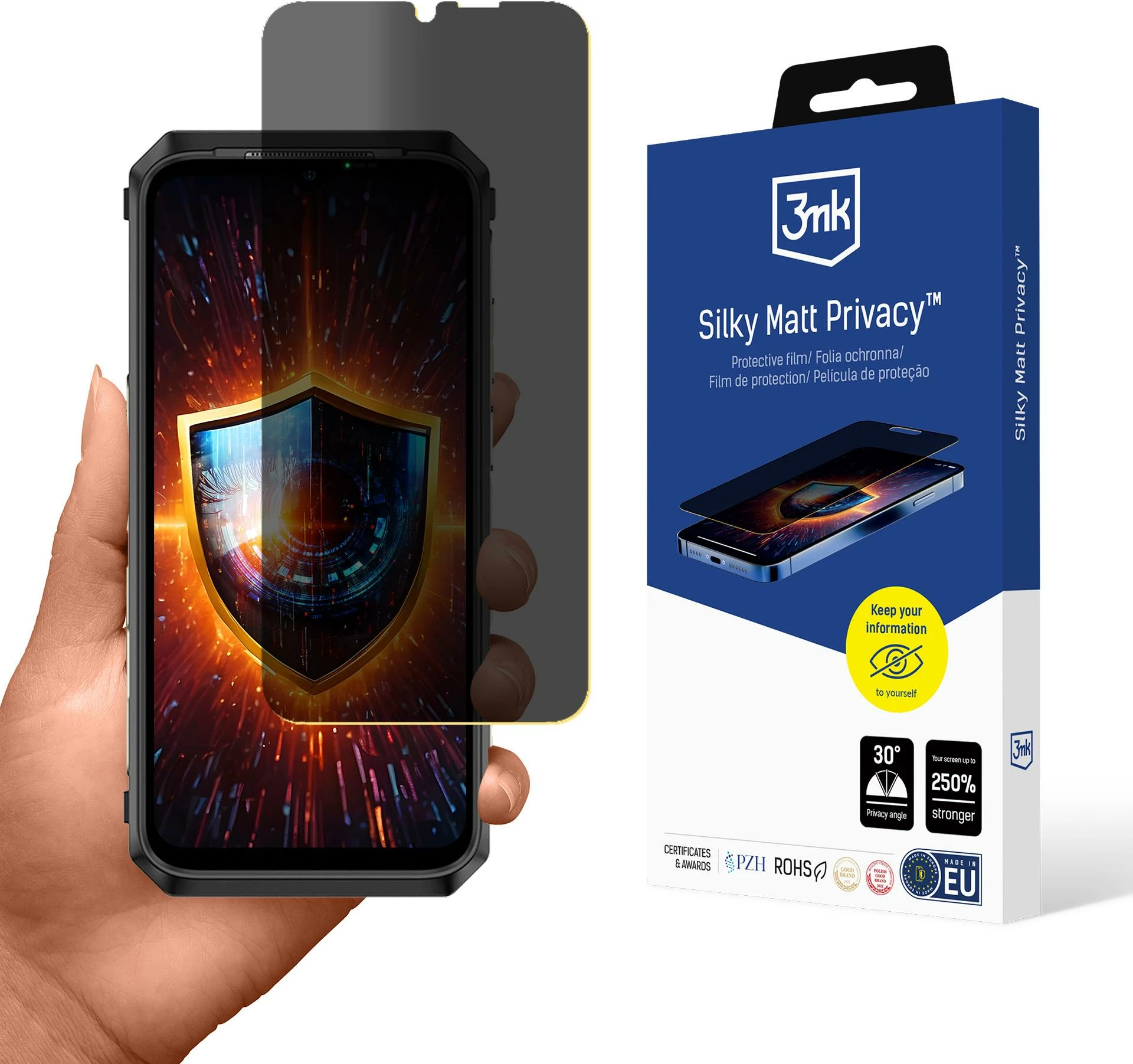 Zasebnostni zaščitni film 3mk Silky Matt za Ulefone Power Armor 18, mat