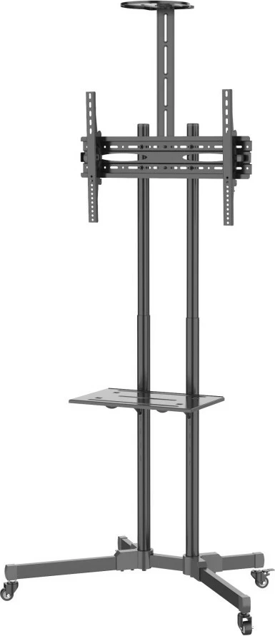 Premično stojalo za TV, 37–70 inč, 50 kg, 2 police Techly 364477, črno