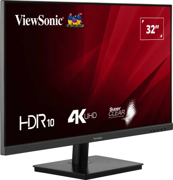 32-palčni monitor 4K UHD ViewSonic VA3208-4K-HD, HDR10, HDMI/DP, črn