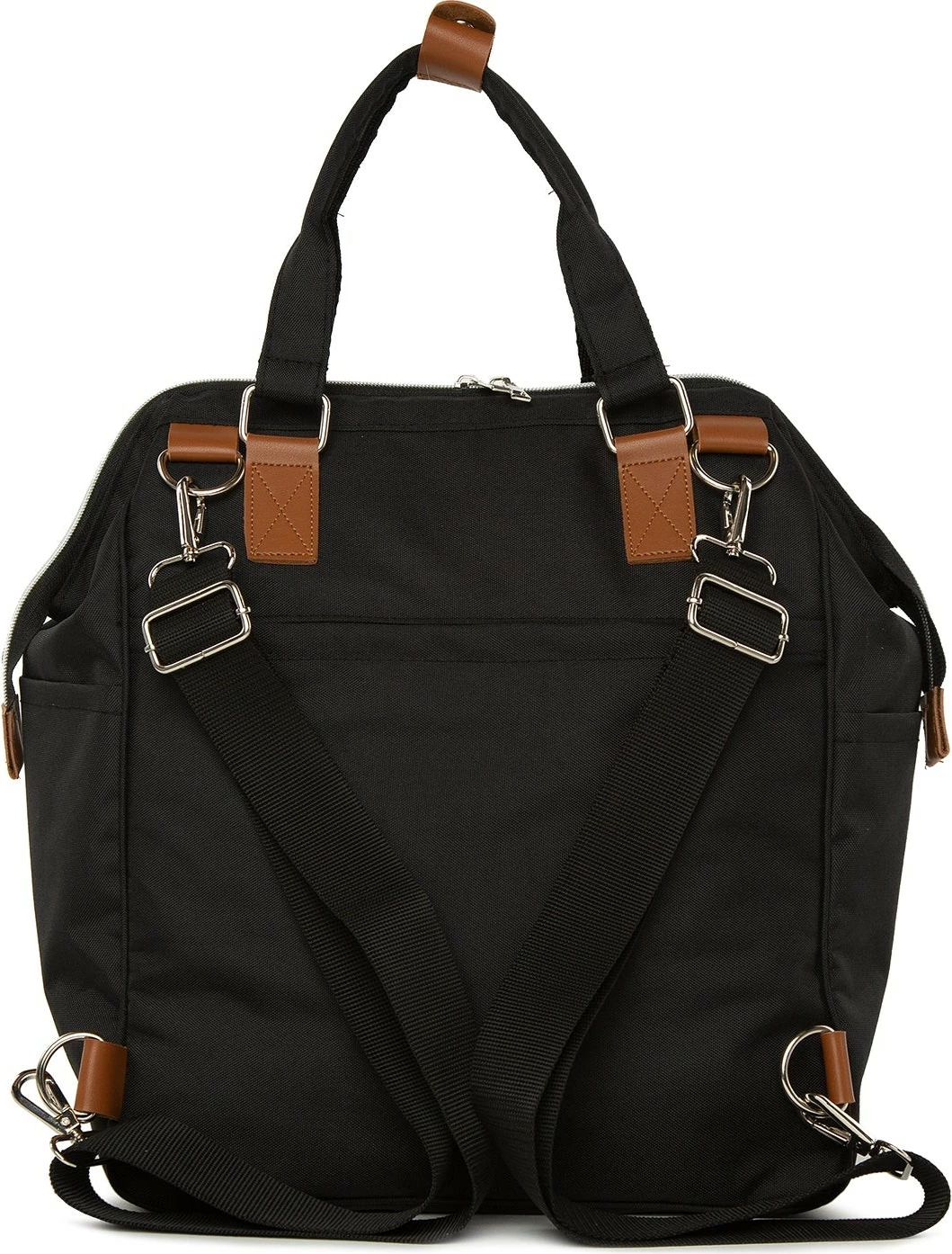 Torba za plenice, črna, camel, bela, Zoozie Bags, 30x38x19 cm