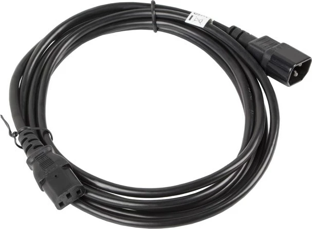 Napajalni kabel 3 m, črn, Lanberg