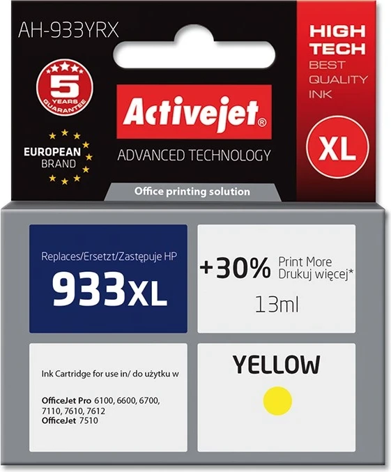 Toner za zamenjavo Activejet AH-933YRX za tiskalnik HP