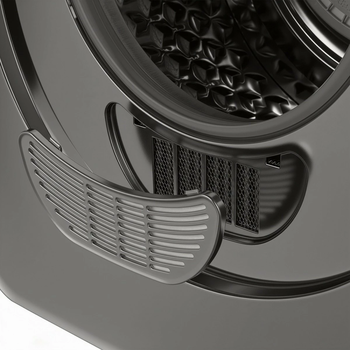 Sušilnik perila z bobnom, GreenBlue GB415, 3 kg, 5 programov, ventilacijska cev 50–160 cm, siv